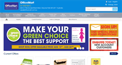 Desktop Screenshot of officemart.com.au